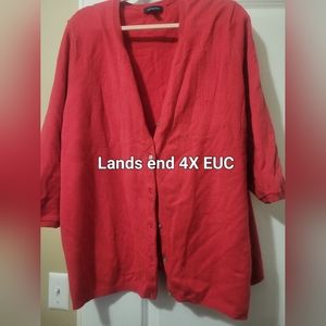 Lands end plus size cardigan